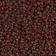 Miyuki rocailles Perlen 11/0 - Opaque red picasso 11-4513